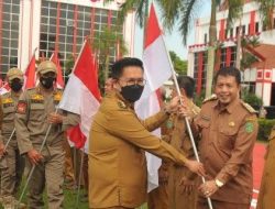 Sambut HUT Ke-78 Kemerdekaan RI, Wabup Bagikan 10 Juta Bendera merah-putih