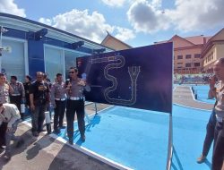 Polresta Samarinda Resmikan  Sirkuit SIM Letter ‘S’, Oleh Dirlantas Polda Kaltim