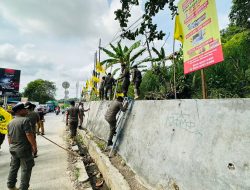 Satpol PP Samarinda, Tertibkan Algaka yang Tak Berizin