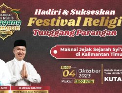 Kecamaatan Anggana Jadi Tuan Rumah Pelaksanaan Haul Habib Tunggang Parangan