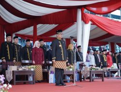 Khidmat Upacara HUT Provinsi Kaltim ke 67, Akmal Malik: Kuatkan Kapasitas Diri Menyongsong IKN