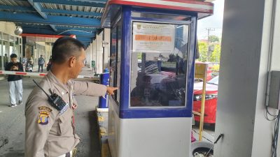 Tahun Baru 2024, Pos Parkir SGS Dirusak OTK