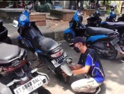 16 Motor dan 1 Mobil Parkir Sembarangan di Kawasan RSUD AWS, Ditindak Dishub Samarinda