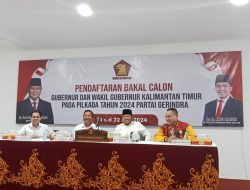 Terusung Oleh Gerindra, Rudy Mas’ud Kembalikan Formulir Pendaftaran Calon Gubernur