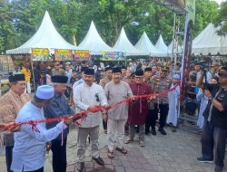 Edi Damansyah Resmikan Lorong Pasar Ramadan di Masjid Agung SAMS