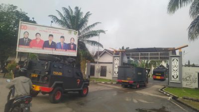 Ribuan Polisi Bersiaga, Menjaga Ruang Demokrasi di Samarinda