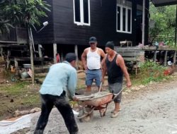 Pemdes Loh Sumber Bangun Jalan dan Fasilitas Umum untuk Perkuat Kebersamaan Warga