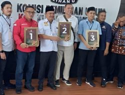 KPU Kukar Resmi Tetapkan Nomor Urut Paslon untuk PSU, Ini Nama dan Nomornya