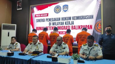 9 WN Filipina Ditahan di Balikpapan, Diduga Menyusup Lewat Jalur Laut