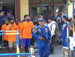 Satpolairud Polresta Samarinda Tangkap Lima Pelaku Premanisme di Sungai Mahakam