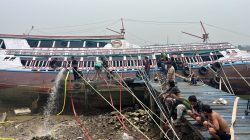 Kapal Wisata Bocor dan Miring di Teras Samarinda II, Polisi : Dilarang Tambat Disitu